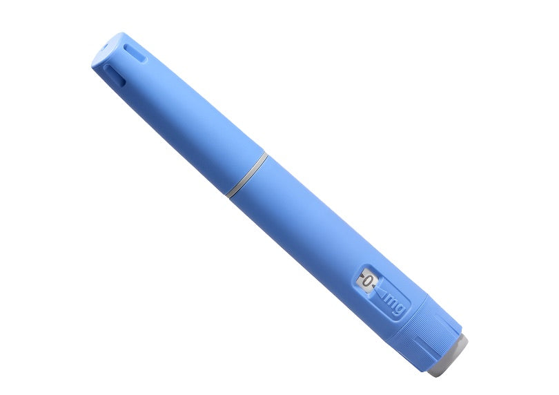 Blue semaglutide pre-filled injection pen